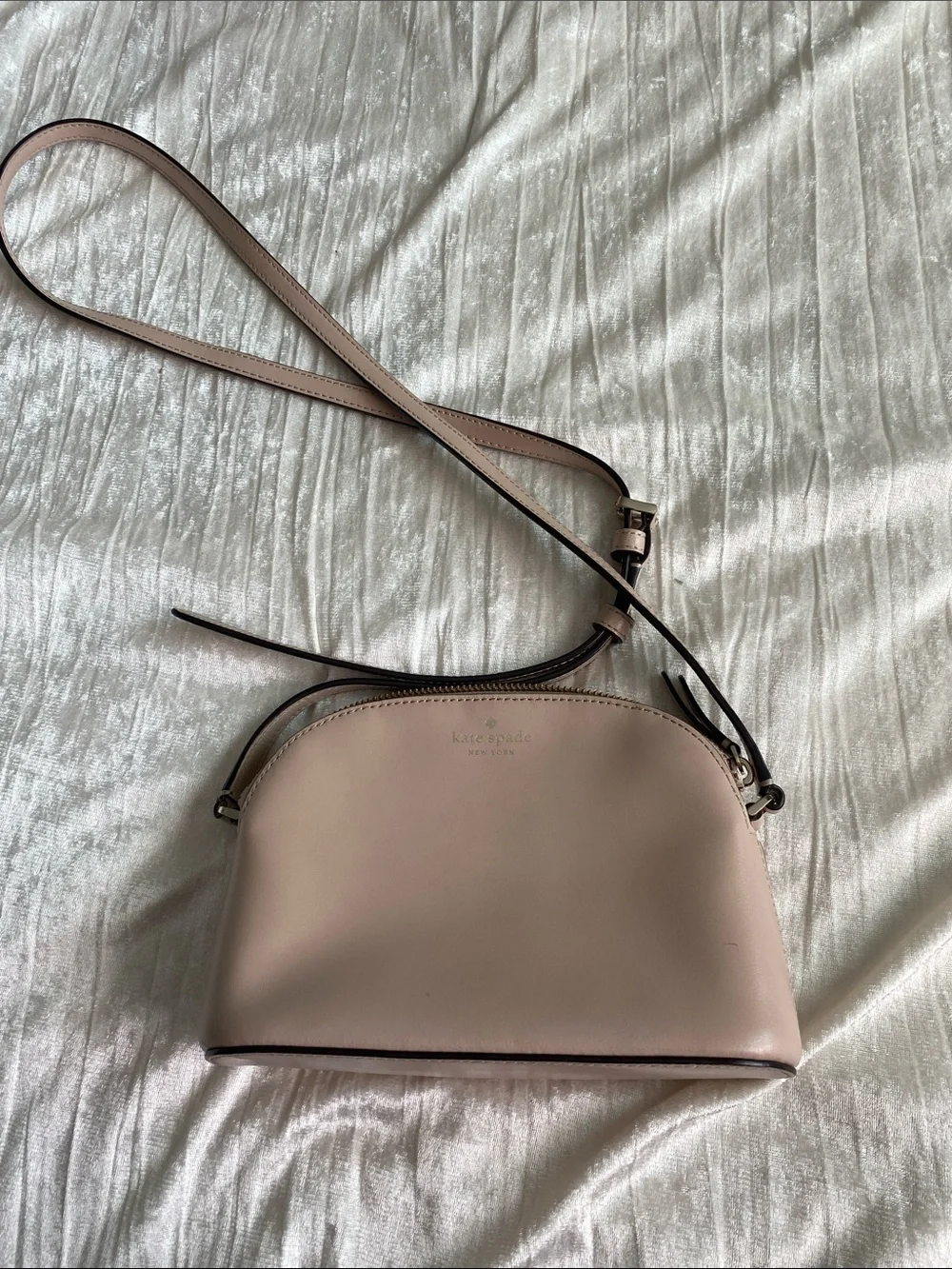 kate spade blush pink dome crossbody bag